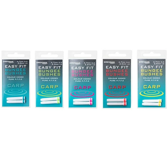 Drennan Easy Fit Carp Bungee Bushes 1 Drennan Easy Fit Carp Bungee Bushes