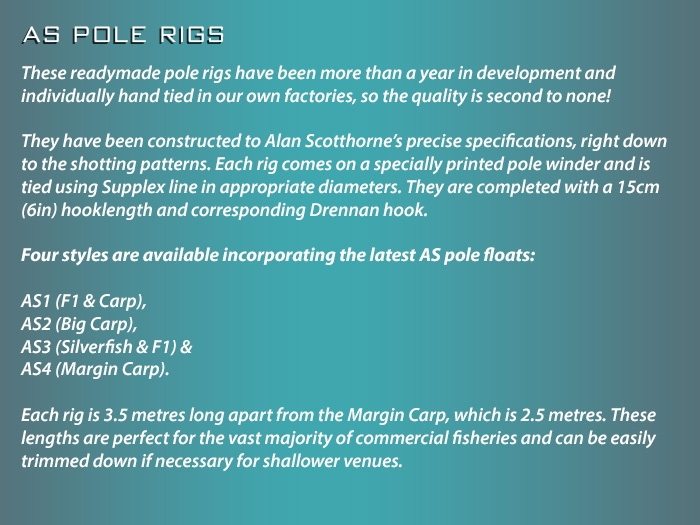 Drennan AS4 Margin Carp Pole Rigs 3 Drennan AS4 Margin Carp Pole Rigs - Image 3