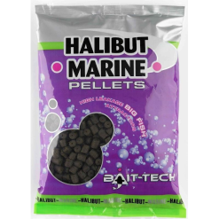 Bait-Tech Halibut Marine Pellets Pre-Drilled