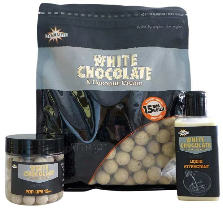 Dynamite Baits White Chocolate & Coconut Cream Boilies 1kg 1 Dynamite Baits White Chocolate & Coconut Cream Boilies 1kg