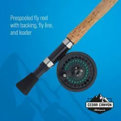 Shakespeare Cedar Canyon Premier Fly Combo 9ft WF-7 -Rods Shop dlysxefo638006466382772658