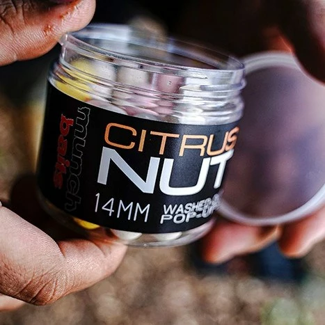 Munch Baits Citrus Nut Washed Out Pop-Ups 14mm 1 Munch Baits Citrus Nut Washed Out Pop-Ups 14mm